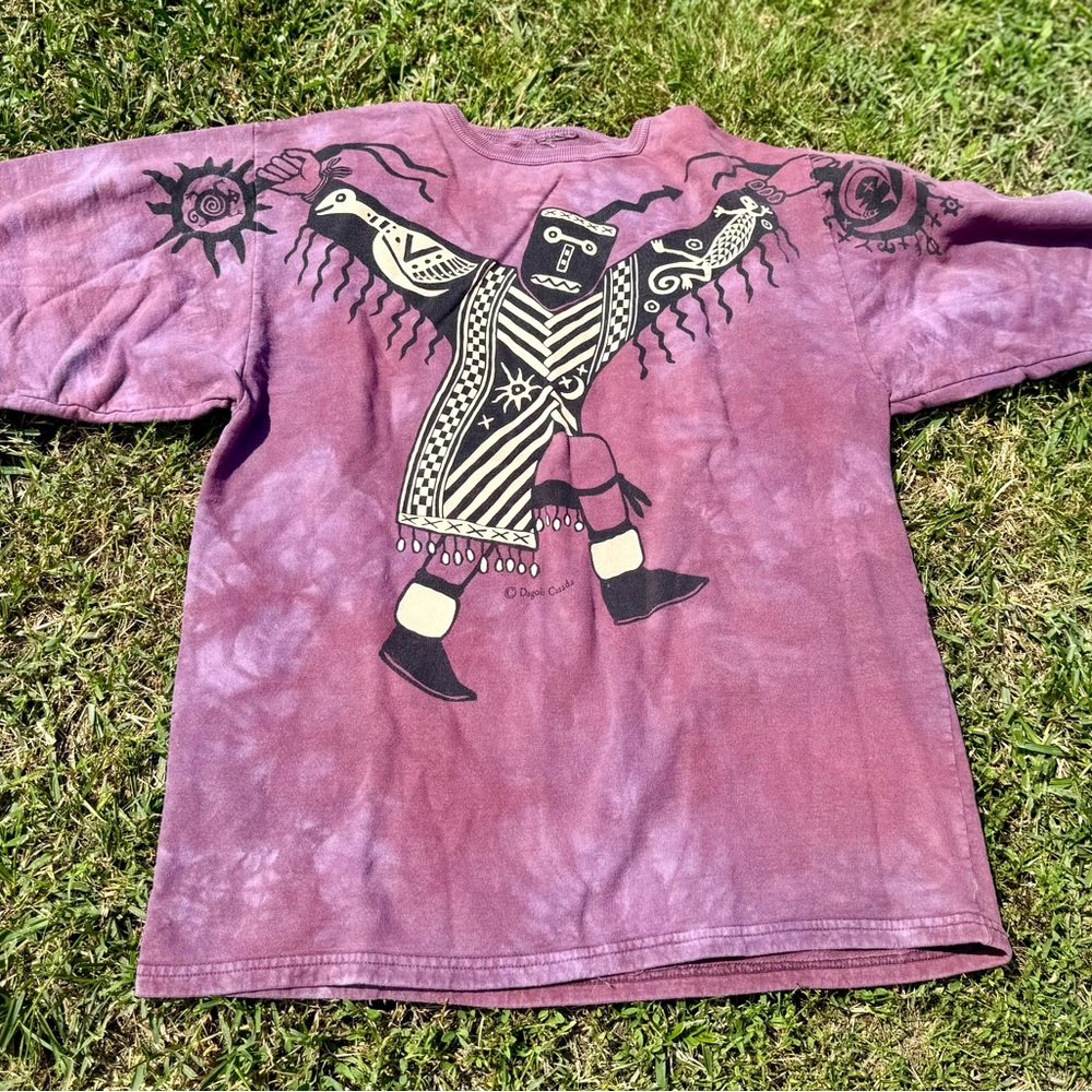 Purple Graphic Shirt